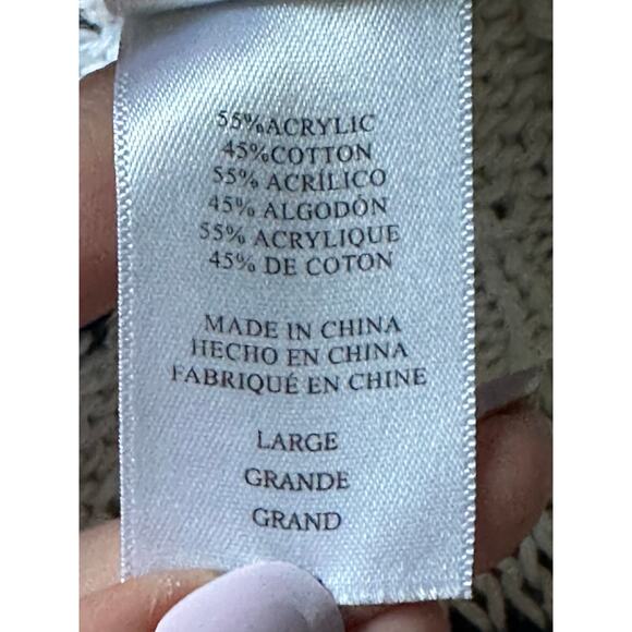 Rails Jenna white blue stripes knit tank top size large - Picture 4 of 14